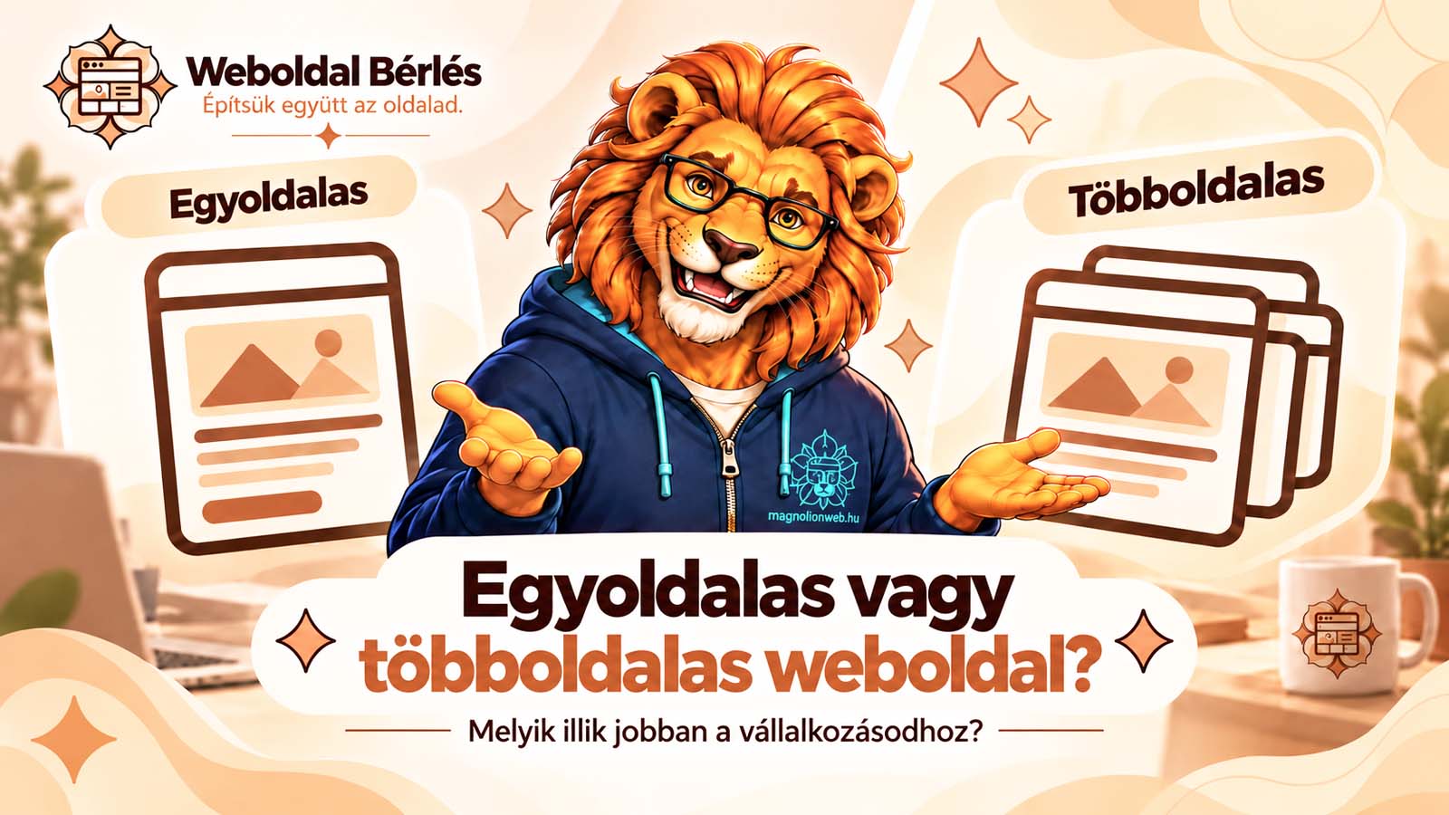 Egyoldalas és többoldalas weboldal összehasonlítása, kisvállalkozásoknak