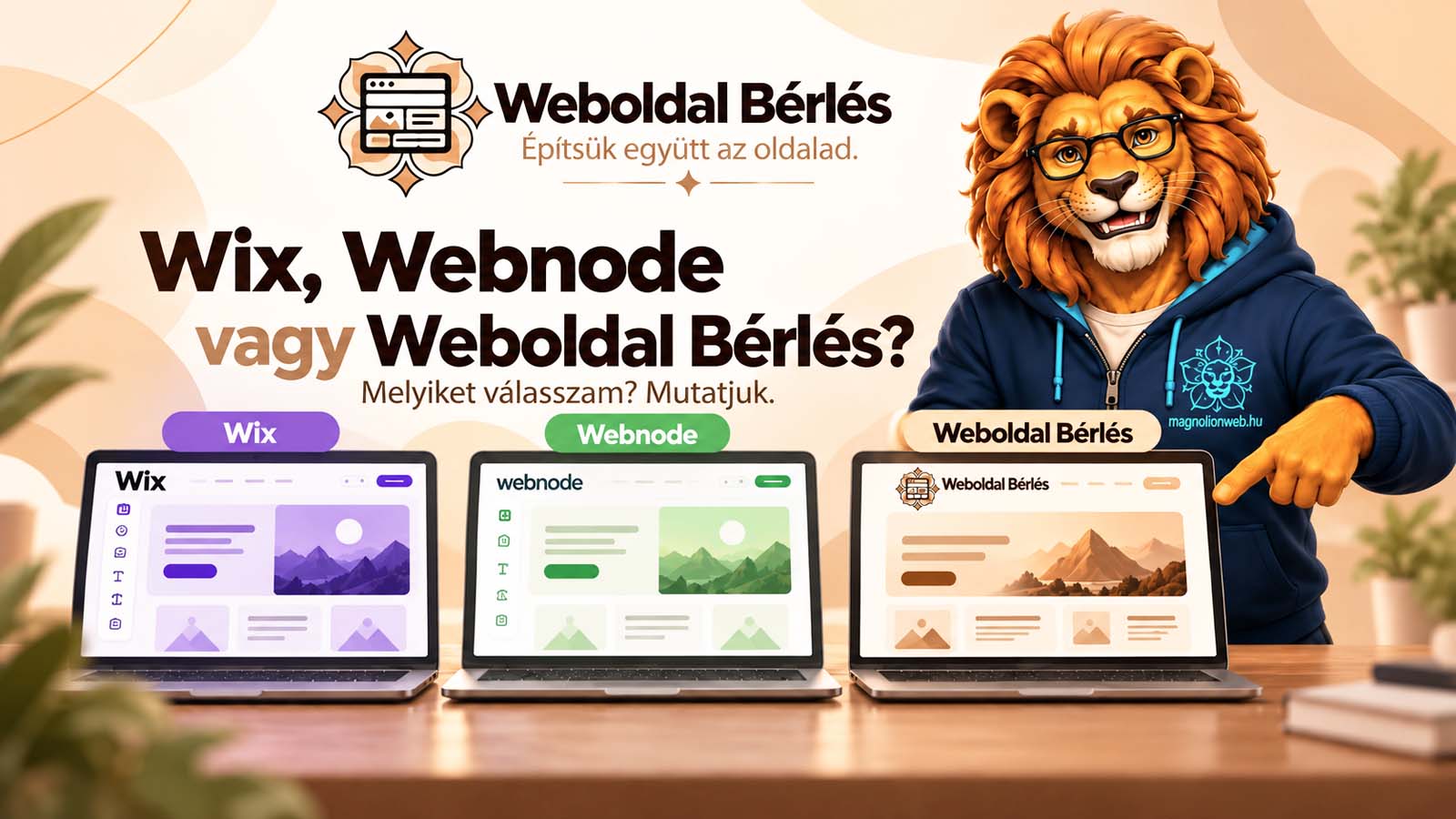 Wix, Webnode és Weboldal Bérlés összehasonlítása kisvállalkozóknak
