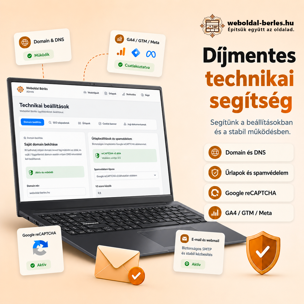 Díjmentes technikai segítség