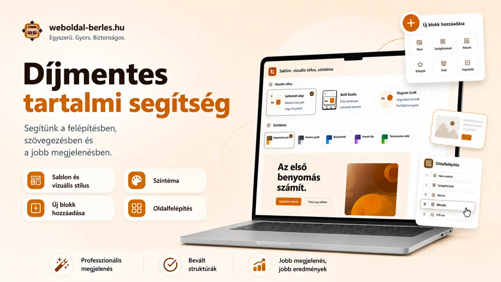 Díjmentes tartalmi segítség