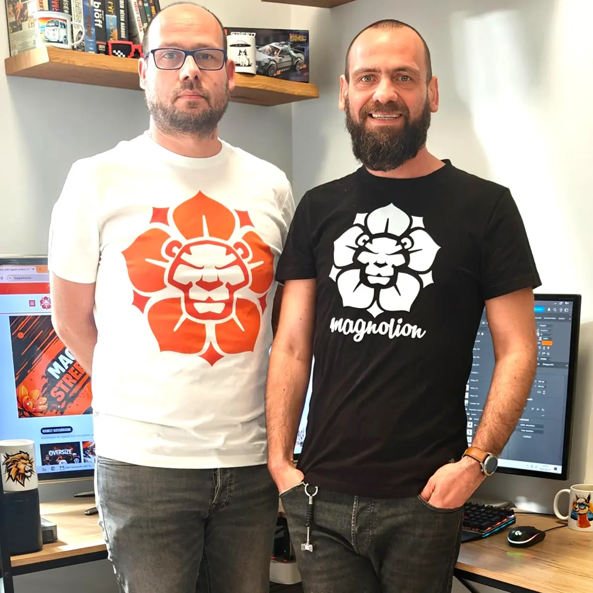 Magnolionweb dark-tech weboldal látványterv